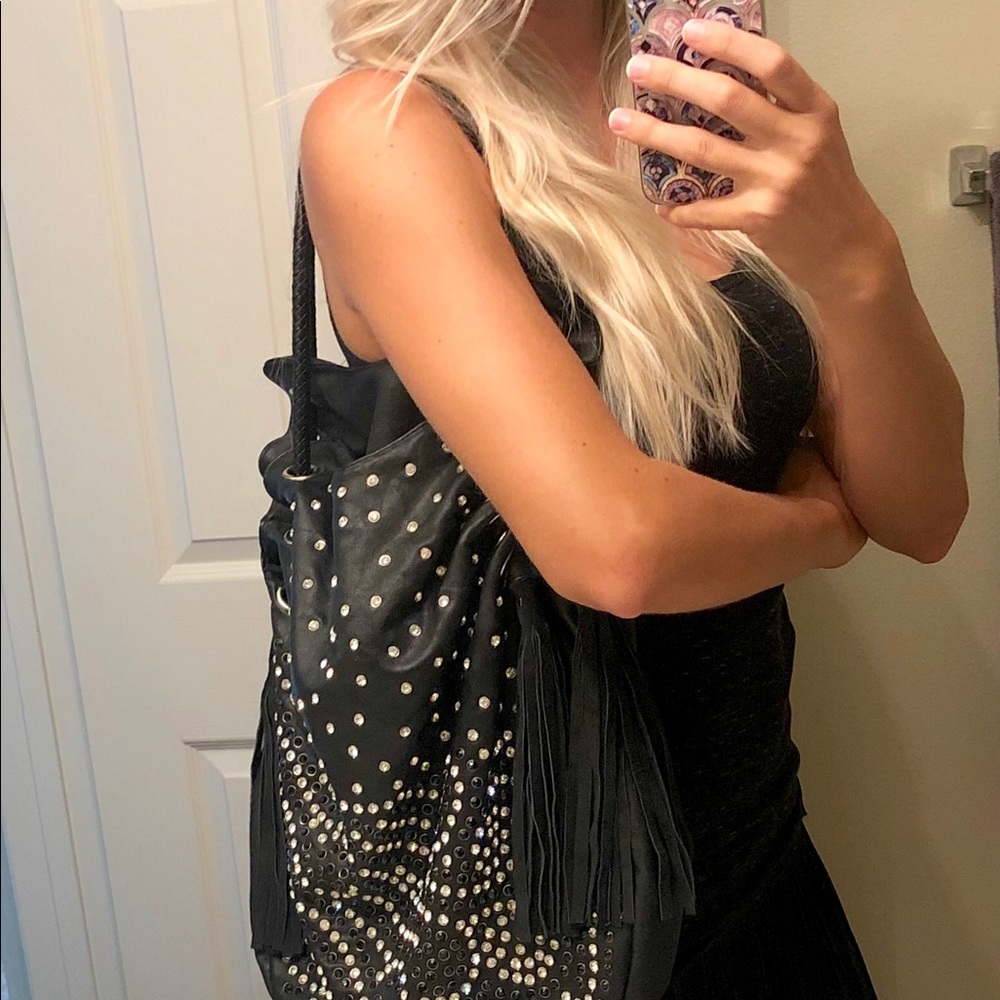 Glam Rock studded purse